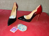 ONLINE AUCTION: Red & Black Vocosi High Heels