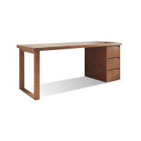 Hokku Designs 70.87"brown Rectangular Solid Wood desks