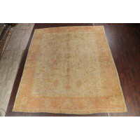 Rugsource One-of-a-Kind Hand-Knotted 13'6" X 15'5" Wool Area Rug in Green