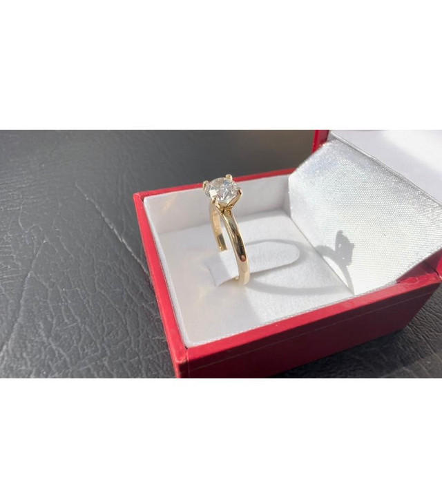 #467 - 14k Yellow Gold, 1.00 Carat Solitaire Engagement Ring, Size 4 3/4 in Jewellery & Watches - Image 4