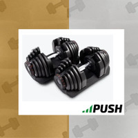 Adjustable 10lb to 90lb Dumbbells - Discounted offer!