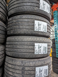 P215/50R17  215/50/17  FIRESTONE FT140 (all season summer tires ) TAG # 16016