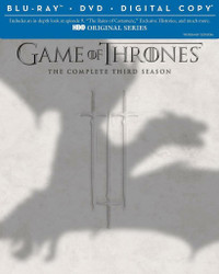 Game of Thrones: Season 3 [Blu-ray + DVD + Digital Copy] Sealed
