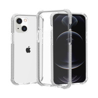 iPhone 15 Pro Max Acrylic Tough Transparent ShockProof Hybrid Case Cover - White