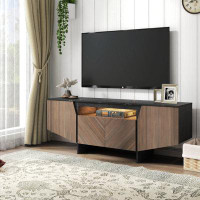 Latitude Run® 63 Inch TV Stand With LED Lights