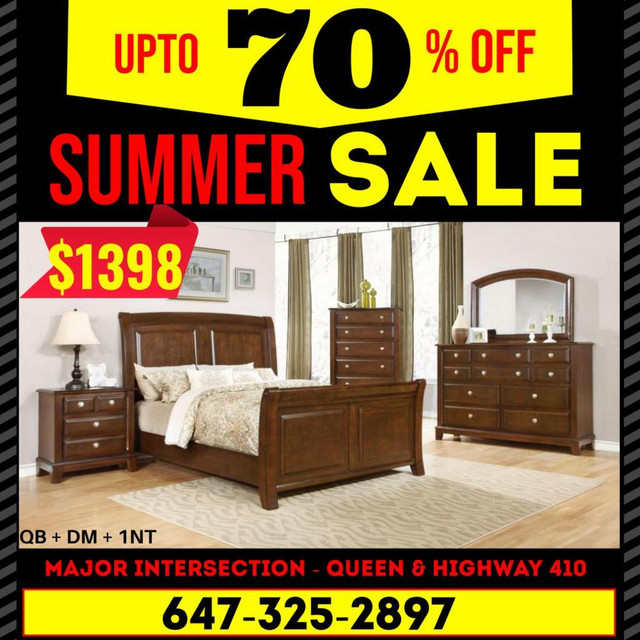 Early Summer Sale on Bedroom Furniture!! Shop Now!! in Beds & Mattresses in Ontario
