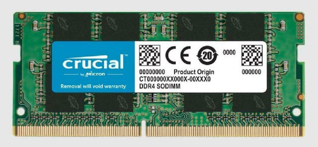 4GB Crucial DDR4-2666 PC4-21300 SDRAM SoDIMM Memory Module - New - CT4G4SFS8266 in System Components