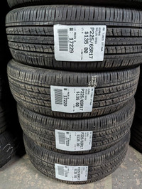 P225/65R17  225/65/17  KUMHO SOLUS KH16 ( all season summer tires ) TAG # 17229