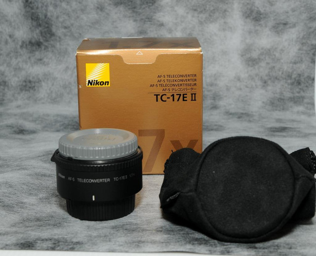 Nikon AF-S Teleconverter TC-17E II (1.7x) (ID-213) Used-BJ Photo labs Since 1984 in Cameras & Camcorders