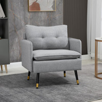 Accent Chair 29.9"x26.8"x 31.5" Gray