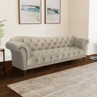 Alcott Hill Walkersville Textured Fabric Upholstered Living Room Sofa