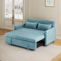 Lipoton Sofa Pull Out Bed With Two Pillows