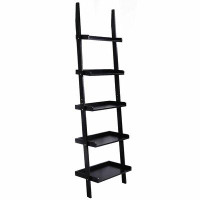 Ebern Designs Luz 74.8" H x 22" W Ladder Bookcase