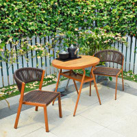 Wildon Home® Mecca 2 - Person Outdoor Dining Set