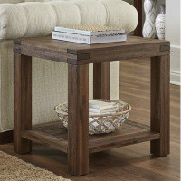 Birch Lane™ Brondby Solid Wood Rectangular End Table