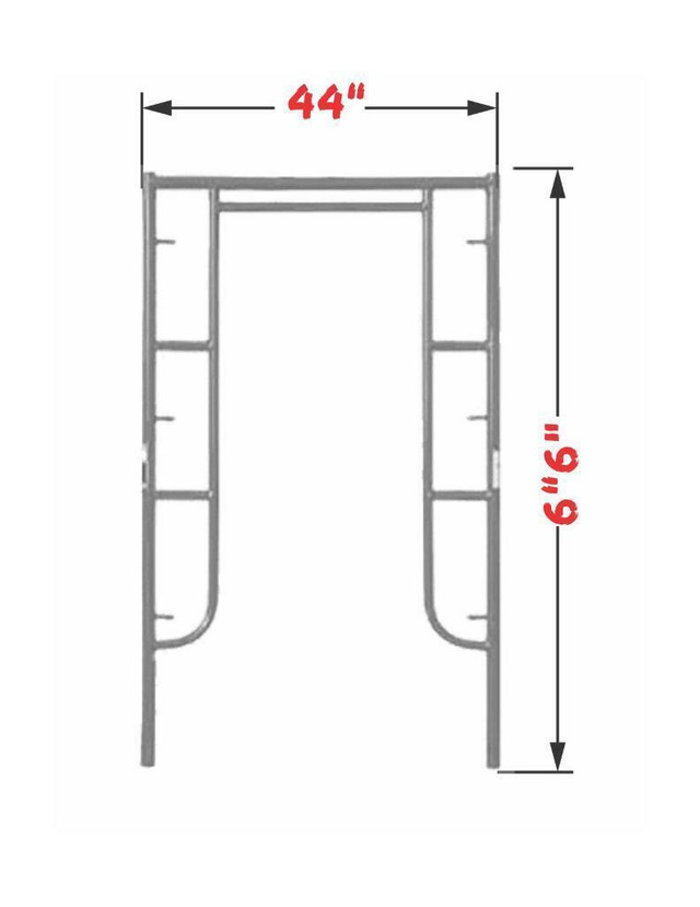 Galvanized Scaffold Frames Various Sizes in Ladders & Scaffolding in Edmonton