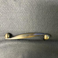 D. Lawless Hardware 3-3/4" S Ball Style Pull Antique Brass