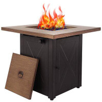 Legacy Heating Iron Propane Fire Pit Table
