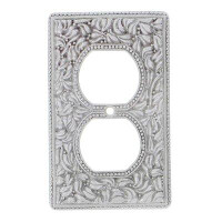 Vicenza Designs San Michele 1-Gang Duplex Outlet Wall Plate