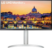LED Monitor 27 POUCE 27UP650-W 4K ULTRA UHD HDR 3840x2160 IPS 5ms LG - WE SHIP EVERYWHERE IN CANADA ! - BESTCOST.CA