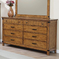 Millwood Pines Noblitt 8-drawers Double Dresser