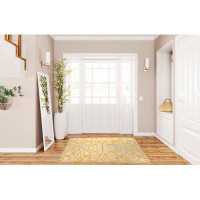 Canora Grey BETHANY BOHO SUNSHINE Indoor Floor Mat By Canora Grey