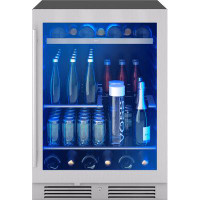 Zephyr Zephyr Presrv 24" 7-Bottle and 108-Can Single Zone Beverage Cooler