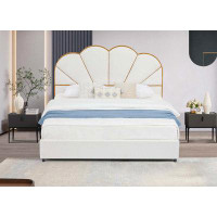Mercer41 Upholstered Smart Platform Bed with 4-Drawers