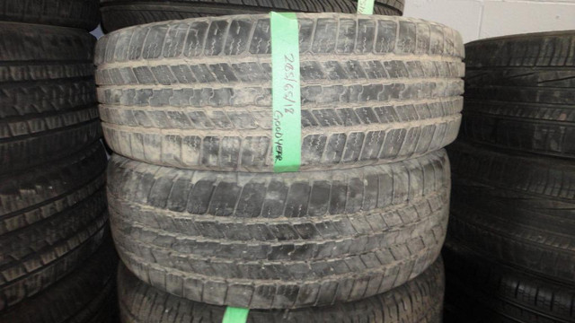 265 65 18 4 Goodyear Wrangler Used A/S Tires With 90% Tread Left in Tires & Rims in Mississauga / Peel Region