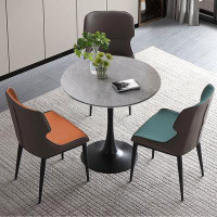NashyCone Light luxury rock plate dining table and chair