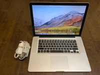 Used  15  2010 Macbook Pro with Intel Core i5 Processor, 8GB memory, Webcam and Wireless for Sale, Can Deliver