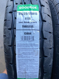 BRAND NEW ST225/75R15 10PLY STZC TRAILER TIRES   Load Range E FREE INSTALLATION INCLUDED