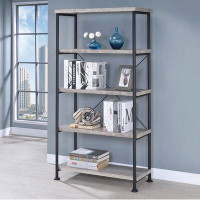 17 Stories Heimbach 63" H x 31.5" W Etagere Bookcase