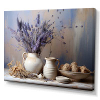 Ophelia & Co. Lavender Farmhouse Still Life - Plants Canvas Wall Art