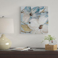Winston Porter 'Neutral Silently Bloom II' Oil Painting Print on Canvas