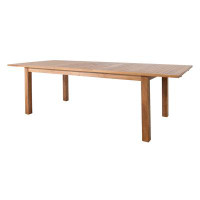 Willow Creek Designs 79"/102.5" Teak Outdoor Expansion Dining Table