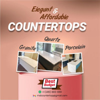 Elegant and Affordable Countertops in Granite, Quartz and More