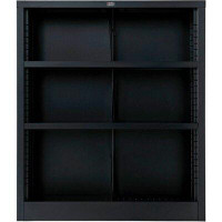 Interion All Steel Bookcase Putty 3 Openings