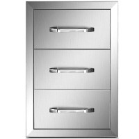 VEVOR 15.7'' Stainless Steel Drop-In Drawers