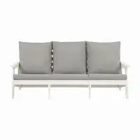 Corrigan Studio HIPS All-Weather Outdoor Sofa With Cushion