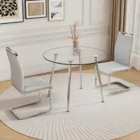 Ebern Designs 3 - Piece Dining Set
