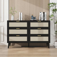 Bay Isle Home™ Wooden Cabinets with 6 Drawers