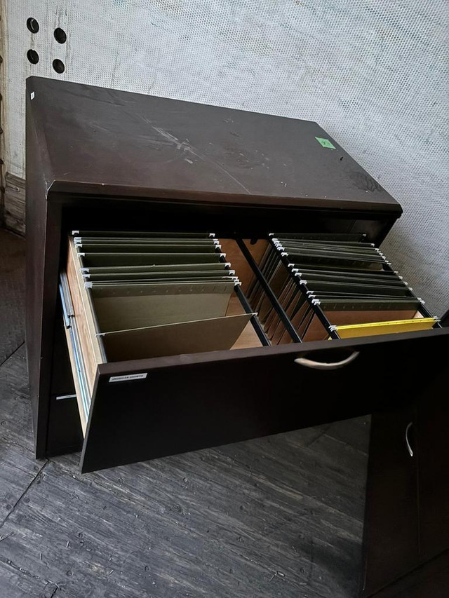 Solid Wood Filing Cabinet-Excellent Condition-Call us now! in Bookcases & Shelving Units in Toronto (GTA) - Image 2