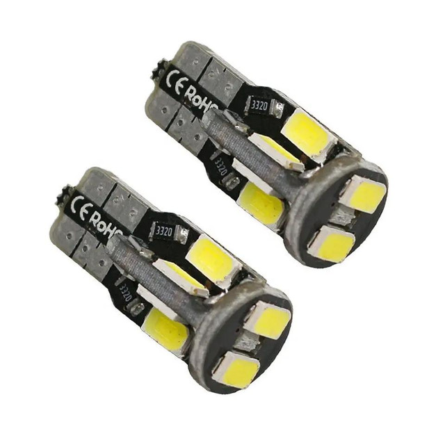 CAR LED A018 T10 10 SMD (PACK OF 10) White in color in Other Parts & Accessories