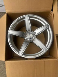 FOUR NEW 19 INCH BRAELIN BR01 CONCAVE WHEELS -- 19X10 5X130 !! 265 / 50 R19 GISLAVED NORDFROST 200 TIRES !