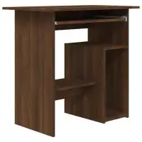 Latitude Run® TDC Desk Brown Oak 31.5"x17.7"x29.1" Engineered Wood