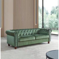 GZMWON Classic Traditional Living Room Upholstered Sofa