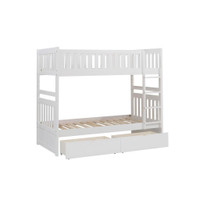 Spring Sale!!  White Finish Twin/Twin Wood Bunkbed