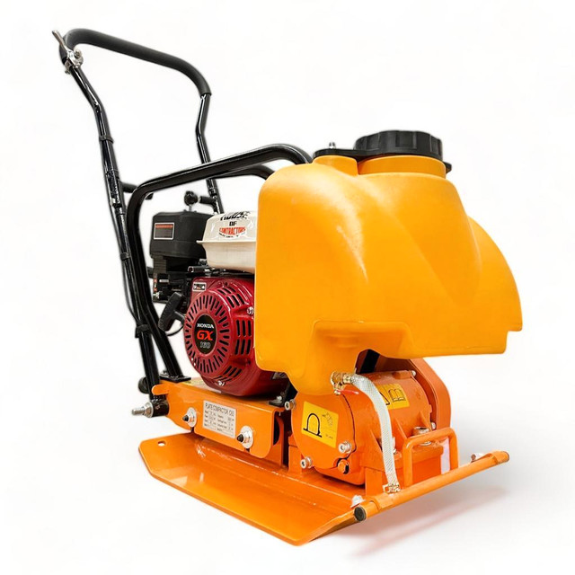 HOC HC60 14 INCH COMMERCIAL HONDA GX160 PLATE COMPACTOR + WHEEL KIT + WATER KIT+ FREE SHIPPING + 2 YEAR WARRANTY in Power Tools