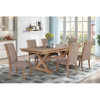 Gracie Oaks Buntingford Dining Table and 6 Chairs